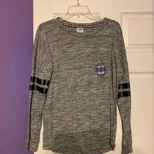 PINK gray long sleeve